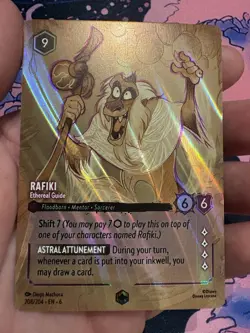 Disney Lorcana Rafiki-Ethereal Guide 208/204 Foil Character EN - Image 1