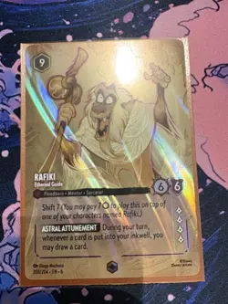 Disney Lorcana Rafiki-Ethereal Guide 208/204 Foil Character EN - Image 2
