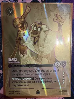 Disney Lorcana Rafiki-Ethereal Guide 208/204 Foil Character EN - Image 3