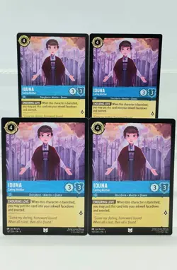 Disney Lorcana Iduna - Caring Mother 147/204 Ursula's Return - 4 Cards Playset - Image 1