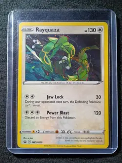Rayquaza SWSH029 (Black Star Promo) Cosmos Holo NM - Pokemon TCG - Image 2
