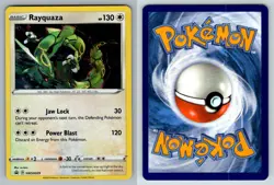 Rayquaza SWSH029 HOLO P Sword & Shield Promo Pokemon NM HOLO - Image 3