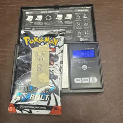 ULTRAHEAVY ~23.00g Pokemon TCG SV Black Bolt Booster Sealed! Demi GOD PACKU - Image 1