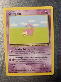 Pokemon TCG Slowpoke Legendary Collection 93/110 Regular LP. - Image 1
