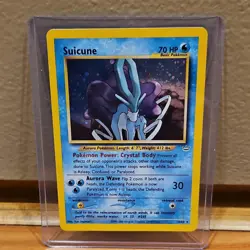 Pokemon Suicune Neo Revelation Holo Rare 14/64 Basic 70 HP Unlimited English - Image 3
