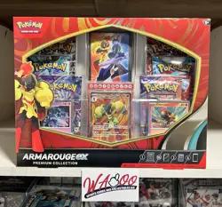 Pokemon TCG: Armarouge Ex Premium Collection Factory Sealed Box - Image 1