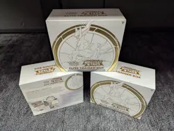 (QTY: 3) Brilliant Stars Elite Trainer Boxes, Pokemon, Sealed/Brand New 820650870125 - Image 1