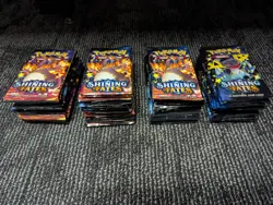 (QTY: 50) Shining Fates Booster Packs Lot, Pokemon, All Arts, Sealed, English - Image 4