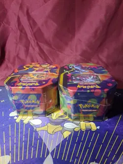 Pokemon TCG Mega Charizard X & Y EX Tins Sealed - Set of 2 - Image 4