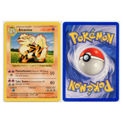1999 Vintage Pokemon Arcanine Base Set Shadowless #23/102 LP/MP - Image 3