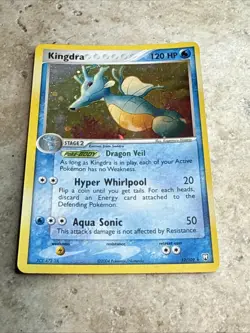 Pokemon Kingdra #12/109 - 2004 EX Team Rocket Returns Holo Rare - Vintage - Image 1