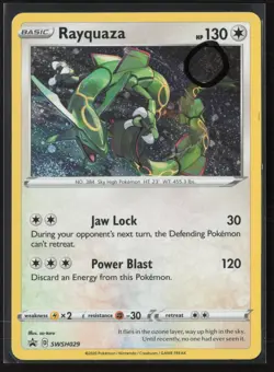 Rayquaza SWSH029 Holo Promo Sword & Shield Promo Near Mint - Image 1