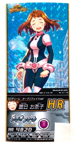 Ochaco Uraraka My Hero Academia Japanese Trading Card game Anime Japan No.415 - Image 1