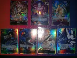 One Piece OP-15 Adventure on Kami's Island Alt Art ,SEC, SR Lot of 105 All Holos - Image 1