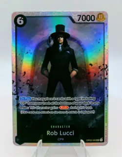Rob Lucci OP03-092 SR Pillars of Strength One Piece TCG 2023 - Image 1