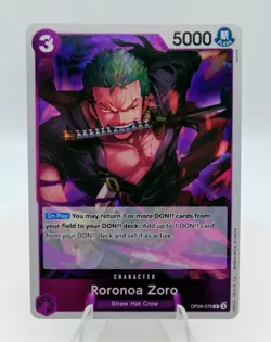 Roronoa Zoro OP09-076 R Emperors in the New World One Piece TCG 2024 - Image 1