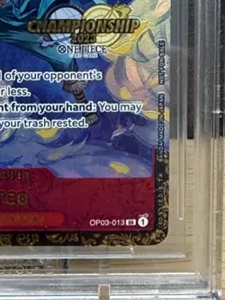 BGS 10 2023 One Piece Championship Regional Top 32 Prize Marco #13 PRISTINE - Image 5