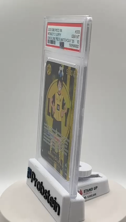 2025 ONE PIECE PROMOS BVB X ONE PIECE MATCH DAY 2025 #003 MONKEY D. LUFFY PSA 10 - Image 2