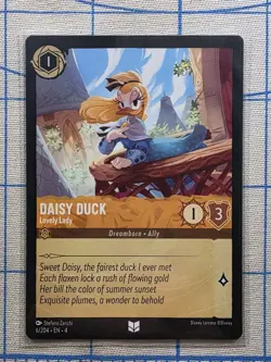 Lorcana Daisy Duck - Lovely Lady - 6/204 - Uncommon Non Foil Regular Card - Image 1