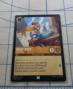 Lorcana Daisy Duck - Lovely Lady - 6/204 - Uncommon Non Foil Regular Card - Image 2