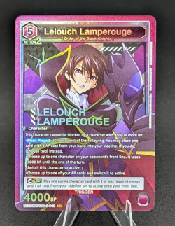 Union Arena Lelouch Lamperouge UEX03BT/CGH-2-042 (SR) CODE GEASS: Lelouch V2 - Image 1