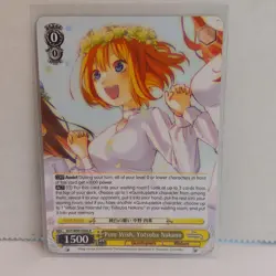 Weiss Schwarz Pure Wish, Yotsuba Nakano Rare The Quintessential Quintuplets 2 - Image 1