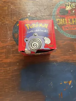 1999 Pokemon POLIWHIRL 23kt Gold Plated Card Pokeball w COA / Burger King #61 - Image 1