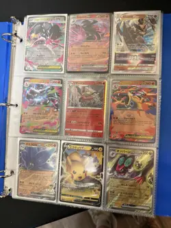 🔥 Pokemon Binder Card Lot 180 Cards - 61 Holos Ex/Vstar/V Collection Charizard - Image 1