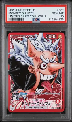ONE PIECE CARD GAME BASE SHOP Limited Card Collection vol.1 PSA 10 SEQUENTIAL - Image 5