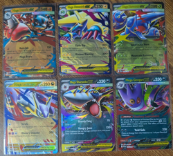 Pokemon TCG Mega EX Lot (6 Cards) – Lucario, Gengar, Latias & More – Holo NM - Image 1