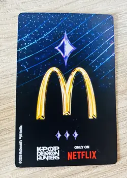 McDonalds KPOP Demon Hunter Huntrix Meal Rumi Holo Promo Card Triple Star Rarity - Image 2