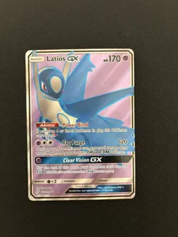 Pokemon Latios GX 223/236 Sm-Unified Minds Ultra Rare Full Art Holo Card - Image 1