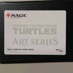 Super Combo Art Card [Gold-Stamped Signature] #44 Magic TMNT Art Series - Image 4