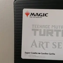 Super Combo Art Card [Gold-Stamped Signature] #44 Magic TMNT Art Series - Image 5