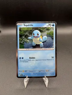 Pokemon TCG SV 151 Promo Cards Charmander, Squirtle,and Bulbasaur Cosmos Holo NM - Image 3