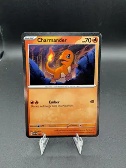 Pokemon TCG SV 151 Promo Cards Charmander, Squirtle,and Bulbasaur Cosmos Holo NM - Image 5