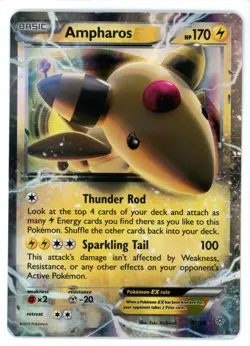 Ampharos EX 27/98 Ancient Origins Pokemon Card - Image 1