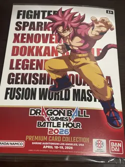 Bandai Dragon Ball Games Battle Hour 2026 Premium Card Collection 8 Cards - Image 1