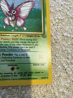 Pokemon - Venomoth Holo - 13/64 - Jungle - Rare Card - NM - Image 3