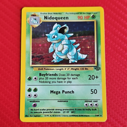 Pokemon 1999 Nidoqueen Jungle 7/64 Holo Rare Unlimited English TCG Card - Image 1
