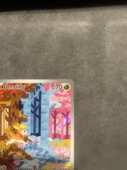 Pokemon Deerling Illustration Rare Full Art Holo 70 HP Card 165/162 SV05 English - Image 2