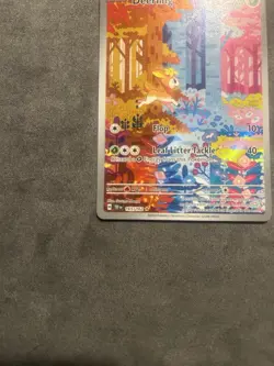 Pokemon Deerling Illustration Rare Full Art Holo 70 HP Card 165/162 SV05 English - Image 4