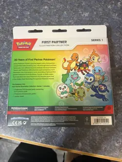 Pokemon First Partner Illustration Collection Series 1 Box 2021 English 3 Cards - Image 2