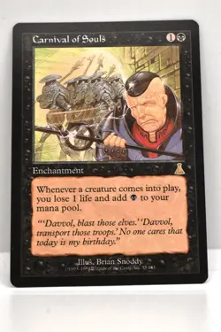 MTG, CARNIVAL OF SOULS, URZA'S DESTINY, NM, NEVER BEEN PLAYED - Image 1
