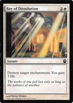 Ray of Dissolution 27 Theros Common Magic: The Gathering NM - Image 1