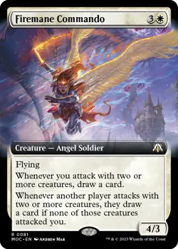 Firemane Commando (Extended Art) [March of the Machine Commander] Lightly Playe - Image 1