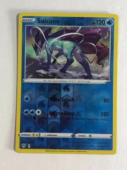 Pokemon TCG Darkness Ablaze Reverse Holographic Suicune 037/189 Near Mint - Image 1