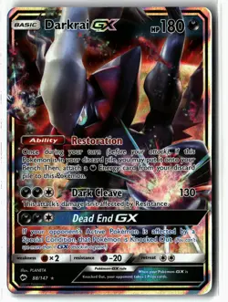 Darkrai GX ⭐ 88/147 Holo GX Rare Burning Shadows 2017 Pokemon NM - Image 1