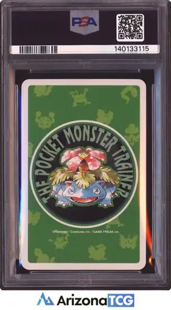 Pokemon 1996 Sandslash 028 King Of Hearts Green Playing Card Japanese PSA 9 - Image 2
