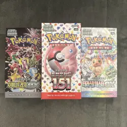 Pokemon Korean Booster Box Lot Terastal Festival 151 Shiny Treasure -US Shipping - Image 1